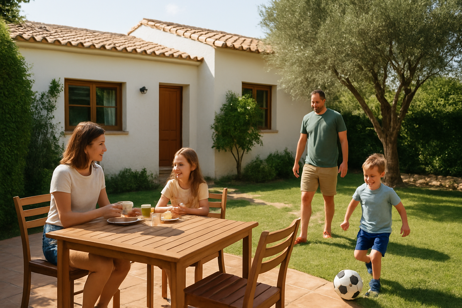 Vakantiehuis met eigen tuin Spanje