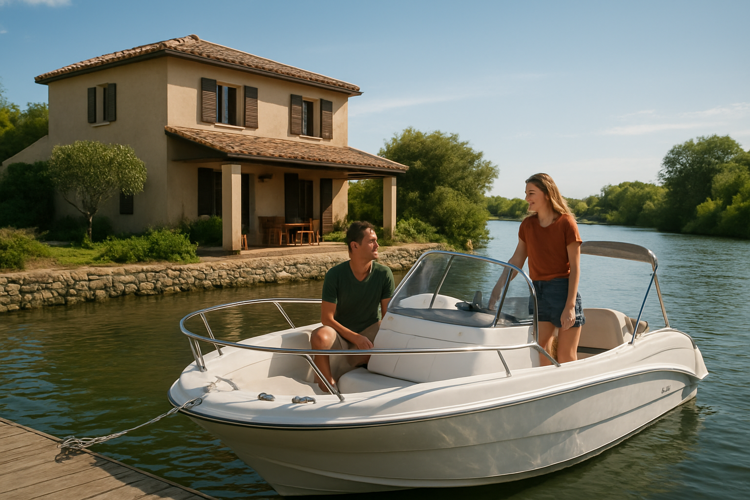 Vakantiehuis Spanje met boot