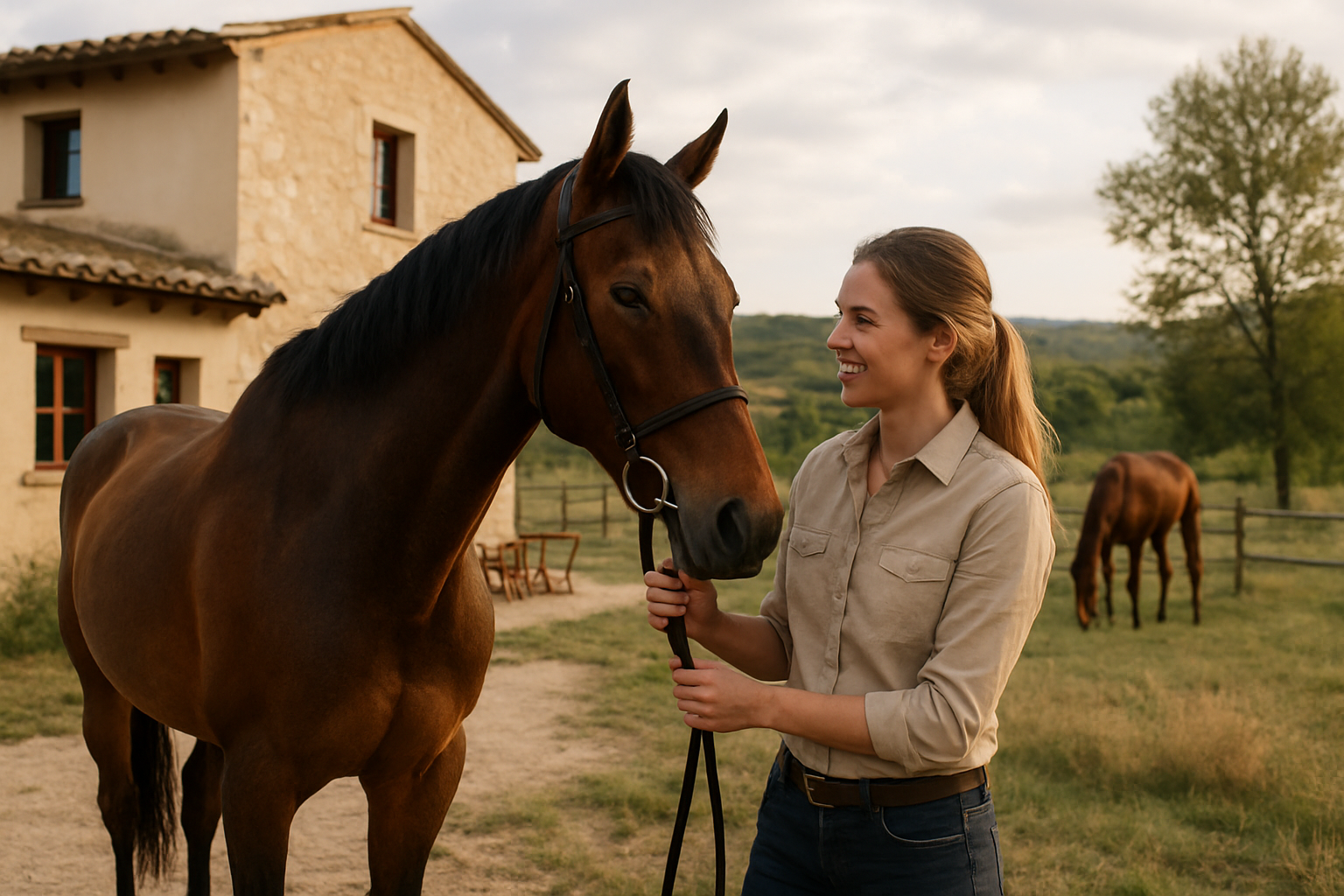 Vakantiehuis Lleida met paarden